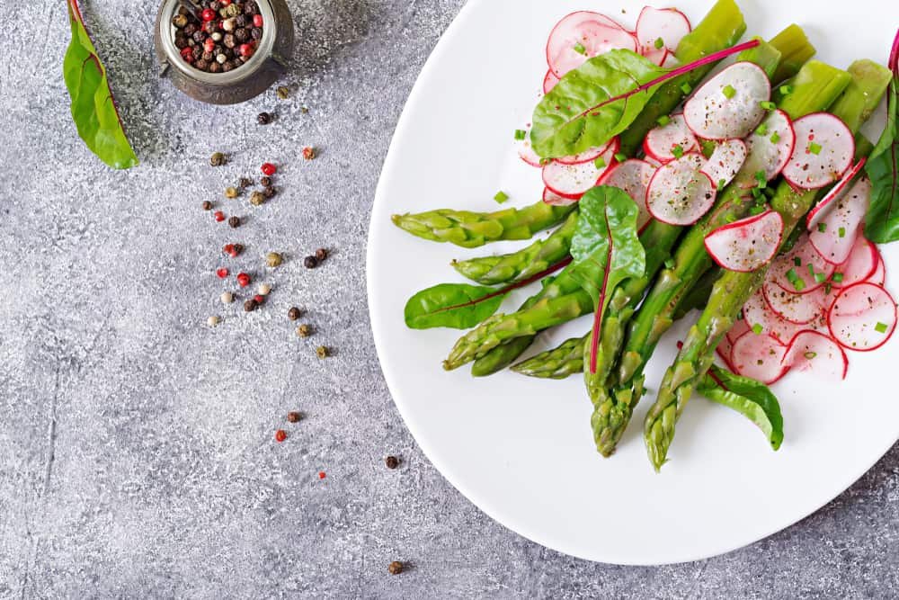 Asparagus and Horseradish Salad                 