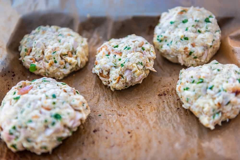 frozen crab cake